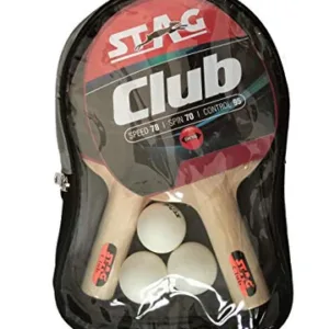 STAG CLUB PLAYSET WITH 2 BAT,3 BALL Table Tennis Kit