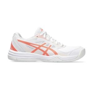 Asics Court Slide 3 Court Shoes (White/Sun Coral)