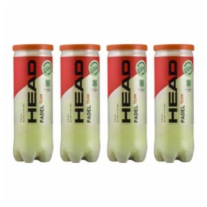 HEAD Padel Team Balls (12 Balls) - 4 Can